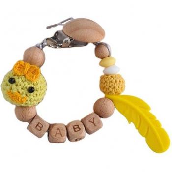 Gif portachupetes BPA-free con cadena