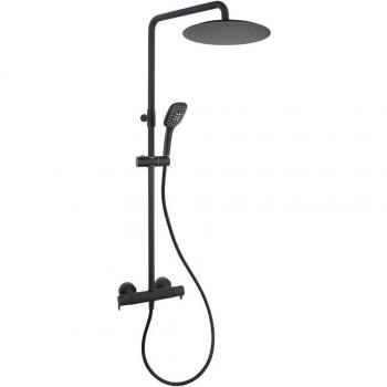 Grifo de Ducha Termostático Ramon Soler 945412Q3RP300NM Negro Maté
