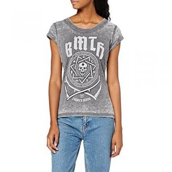 Donna T‑shirt Crooked Young Burnout da Bring Me The Horizon Rock à Gogo