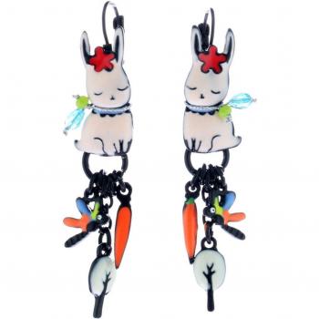 Dormeuse “Lilipoupettes” (coniglio) 60x15 mm – Les Trésors De Lily R6170 in multicolore
