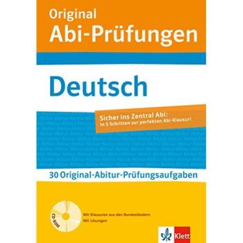 Claus Gigl Original Abi-Prüfungen Deutsch: Mit Weiteren Regionalisierten Original-Prüfungen Auf Cd-Rom