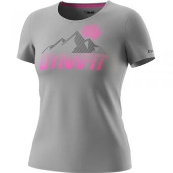 Dynafit Women's Transalper Grafik Funktionsoberteil XS Grau