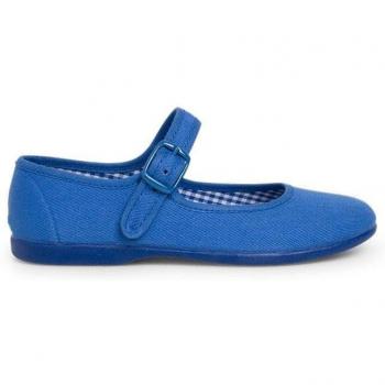 Pisamonas ballette en toile bleue à boucle pour enfants – grand format