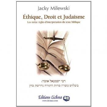 Ethique, Droit Et Judaïsme