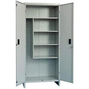 Armadio metallico per scope 100 x 40 x H179 cm 2 ante