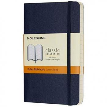 Moleskine 192 Pages Sapphire Blue Soft Cover Journal
