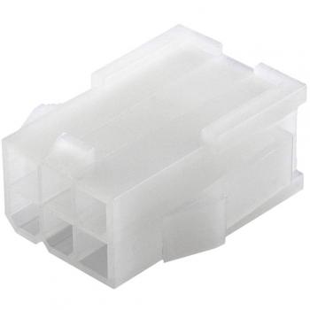 Econ Connect 6-Pin Connector Housing, 4.2mm Contact Spacing, Bulk