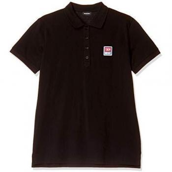 Polo Diesel T-Kal-PPatch Negro para Hombre