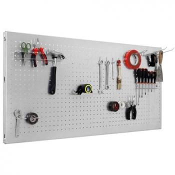 Simonrack Panneau d’outils perforé – 17 crochets, 600 × 1200 × 35 mm