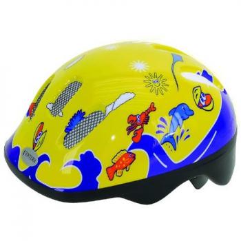 Ventura Casco per Bambini Giallo con Sicurezza e Comfort
