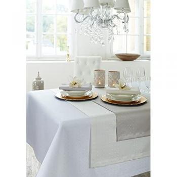 Tischdecke CURT BAUER grau Ø 160 cm