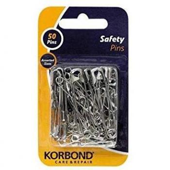 50 Piece Reusable Safety Pin Pack
