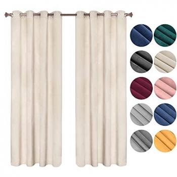 Cortina Opaca Woltu – Terciopelo Aislante 140x245 cm, estilo moderno