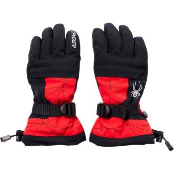 Guantes para niños Spyder Overweb Rojo, Negro