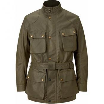 Veste de moto en cire Belstaff Trialmaster olive XL