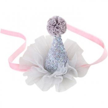 Crown Sequin Dog Party Hat