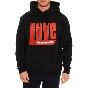 Dsquared2 Black Hoodie Male Size M