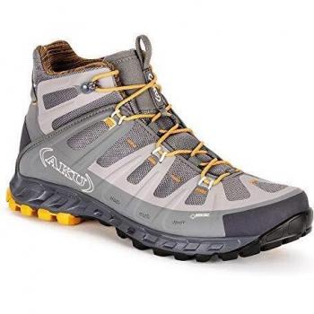 AKU Selvatica MID GTX Trekkingschuh für Herren in Grau-Ocker (45 EU)