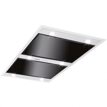 Silberline Vega VGD1541S – Deckenabsatz aus Edelstahl & Glas – 150 cm – Schwarz