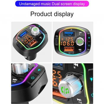 Transmisor de audio FM Bluetooth para automóvil