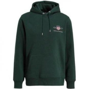 Gant Sudadera Hombres Verde Medium Shield