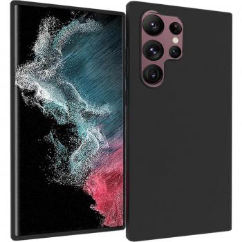 Galaxy S24 Ultra 5G Hülle PEDEA: Soft TPU, Schwarz, rutschfest