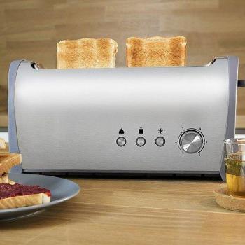 Tostadora Cecotec 1000W Steel 1L 3036