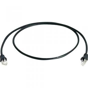 Telegaertner RJ45 Network cable CAT 6A S/FTP 0.50 m Black