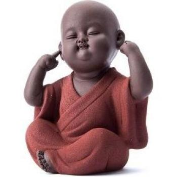 Accessoire de thé bouddha en sable violet