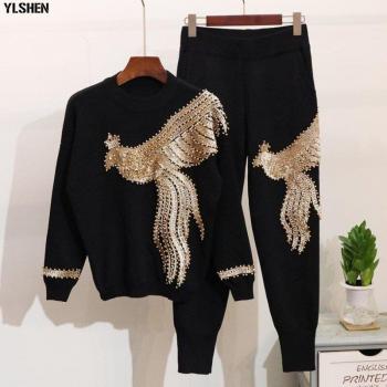 Women’s Plus Size Dashiki Dress and Jogger Set