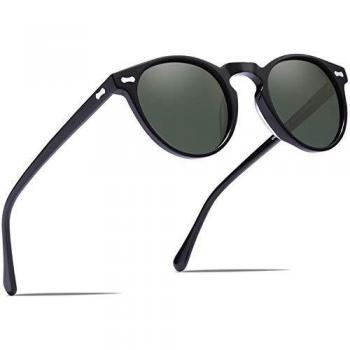 Women’s Vintage Polarized Sunglasses, UV400 Acetate Design