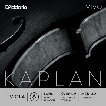 D'Addario Long Scale Medium Tension Viola A String