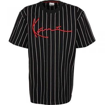 KARL KANI T-Shirt Uomo Nero Bianco Rosso