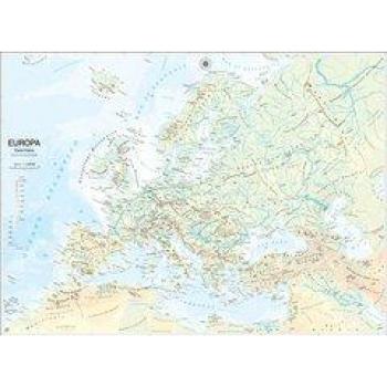 Carta Geografica Europa Fisico/Politica
