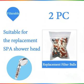 Pomme de douche avec filtre à anions haute pression