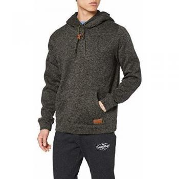 Quiksilver Keller-Jersey con capucha para hombre, Dark Grey Heather, XL
