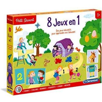Clementoni 62543.7 Éducatif 8 Jeux en 1 3 À 6 Ans