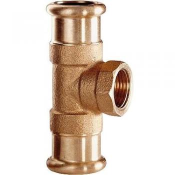 Raccord à Sertir Cuivre T 42 mm x 1/2'' FF