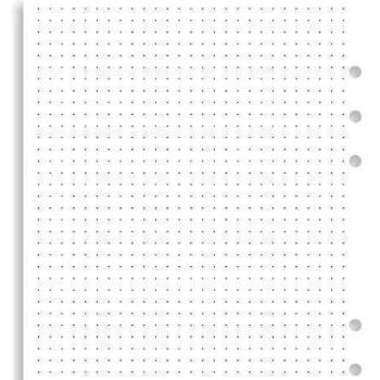 Filofax 30 Hojas Punteadas para Agenda
