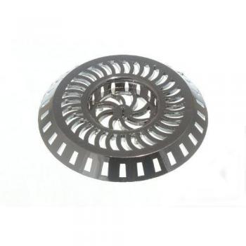 Sink Shower Strainer Waste Trap Chrome Plastic 80MM WIDEST
