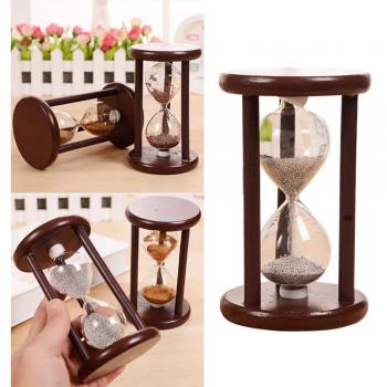 Classic Wood Sand Timer for Games