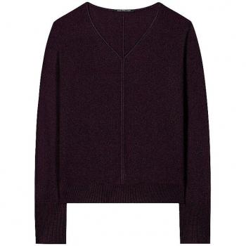 Damenpullover dunkelrot von Luisa Cerano, Größe 36