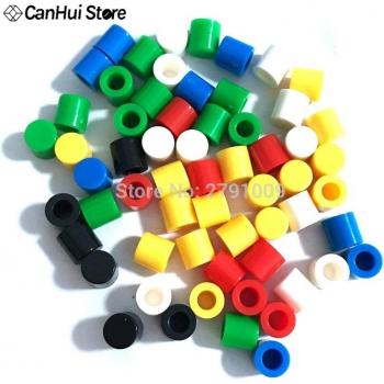 Kit complet d’interrupteurs tactiles A56 6x6 mm – 70 chapeaux couleur assortie