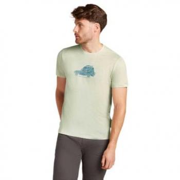 Icebreaker Merino 150 Tech Lite Camminatore Manica Corta Ashen S