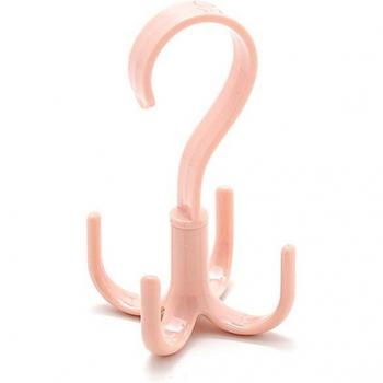 Nail‑Free Plastic Tie Hanger