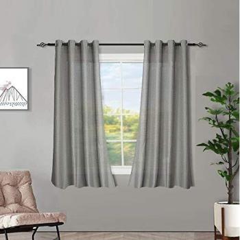 Melodieux 55 x 54 inch Grey Drapes