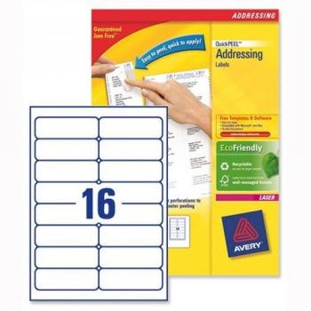 Avery L7162-500 Self-Adhesive Address Labels