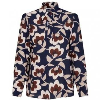 Seidensticker Langarm Hemdbluse mit Blumenprint