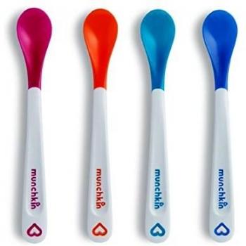 Füttern mit Flamme: Munchkin WarmSensor Löffel (4er Pack)