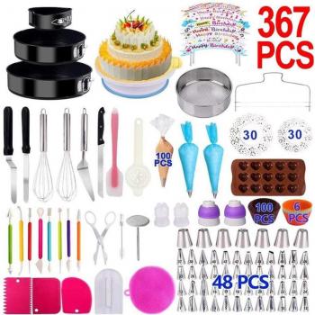 367PCS Non-Slip Baking Tool Set